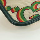 GUCCI Web Sherry Line Bag Canvas 100th Anniversary Beige 493930 Auth mr2495V-13