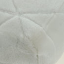 PRADA Shearing Tote Bag Mouton White Silver Auth mr2498V-11
