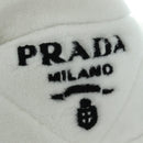 PRADA Shearing Tote Bag Mouton White Silver Auth mr2498V-14