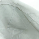 PRADA Shearing Tote Bag Mouton White Silver Auth mr2498V-21