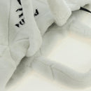 PRADA Shearing Tote Bag Mouton White Silver Auth mr2498V-6