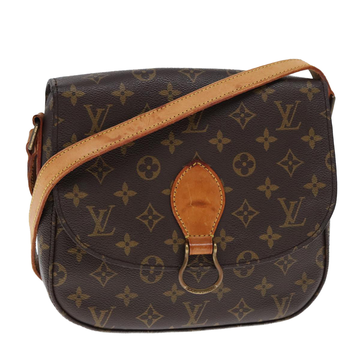 LOUIS VUITTON Monogram Saint Cloud GM Shoulder Bag M51242 LV Auth mr250