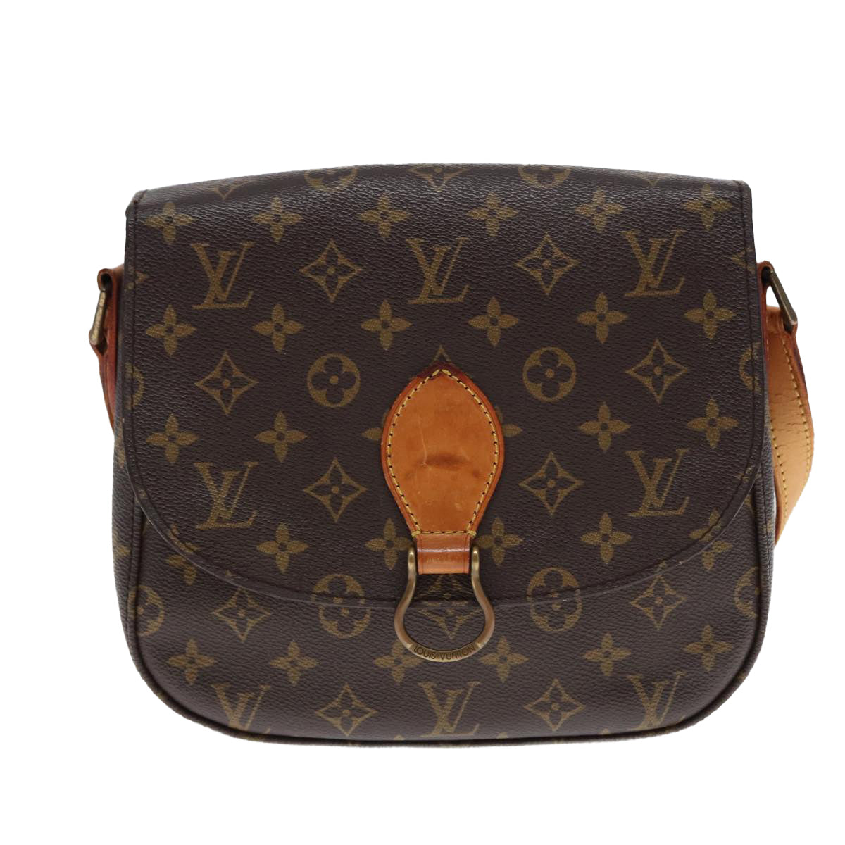 LOUIS VUITTON Monogram Saint Cloud GM Shoulder Bag M51242 LV Auth mr250