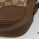 GUCCI GG Canvas Shoulder Bag Beige Gold 449413 Auth mr2500-17