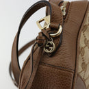 GUCCI GG Canvas Shoulder Bag Beige Gold 449413 Auth mr2500-8