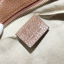 GUCCI GG Canvas Shoulder Bag Beige Gold 449413 Auth mr2500-19