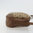 GUCCI GG Canvas Shoulder Bag Beige Gold 449413 Auth mr2500-3