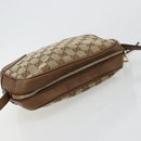 GUCCI GG Canvas Shoulder Bag Beige Gold 449413 Auth mr2500-6