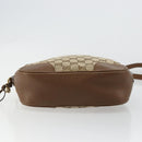 GUCCI GG Canvas Shoulder Bag Beige Gold 449413 Auth mr2500-5