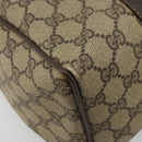 GUCCI GG Supreme Web Sherry Line Handtas PVC Beige Goud 010 378 Auth mr2501-16
