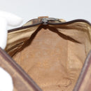 GUCCI GG Supreme Web Sherry Line Handtas PVC Beige Goud 010 378 Auth mr2501-20