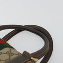 GUCCI GG Supreme Web Sherry Line Handtas PVC Beige Goud 010 378 Auth mr2501-8