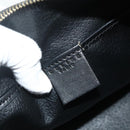 CELINE Macadam Canvas Hand Bag PVC Leather Black Gold Auth mr2503A-15