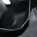 CELINE Macadam Canvas Handtasche PVC Leder Schwarz Gold Auth mr2503A-20