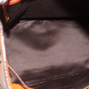 Miu Miu Shoulder Bag Leather Brown Gold Auth mr2508A-10
