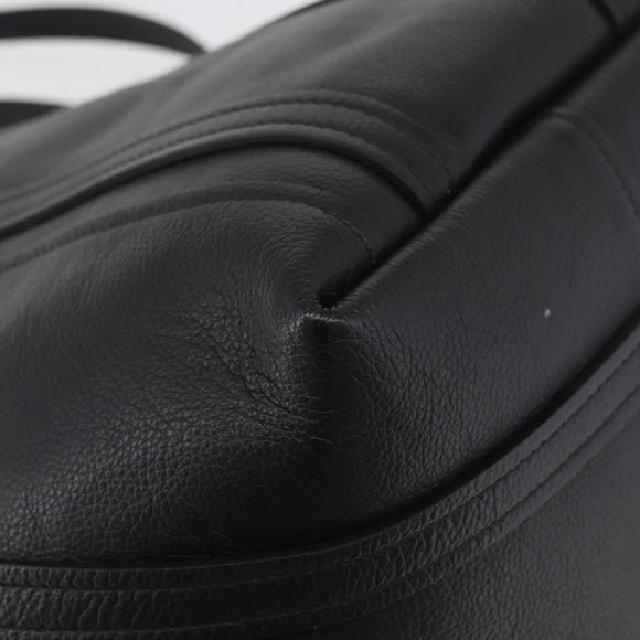 BALENCIAGA Everyday Tote Bag Leather Black Silver 672794 Auth mr2511A