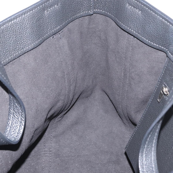 BALENCIAGA Everyday Tote Bag Leather Black Silver 672794 Auth mr2511A
