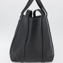 BALENCIAGA Everyday Tote Bag Leather Black Silver 672794 Auth mr2511A-4