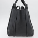 BALENCIAGA Everyday Tote Bag Leather Black Silver 672794 Auth mr2511A-5