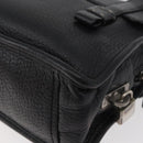 PRADA Vienna Fifty Hand Bag Leather Black Silver BR1932 Auth mr2512A-13