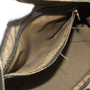 FENDI Zucca Canvas Hand Bag 2way Black Brown Auth mr2513-22