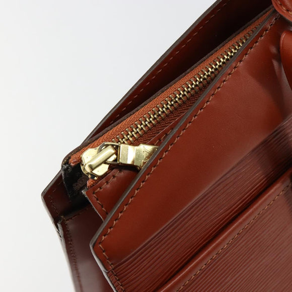 LOUIS VUITTON Epi Riviera Hand Bag Brown M48183 LV Auth mr2515