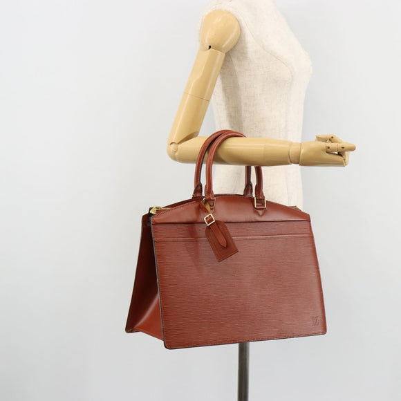 LOUIS VUITTON Epi Riviera Hand Bag Brown M48183 LV Auth mr2515