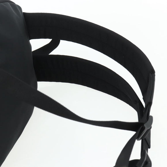 BALENCIAGA Explorer Backpack Canvas Black Silver Auth mr2518A