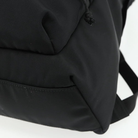 BALENCIAGA Explorer Backpack Canvas Black Silver Auth mr2518A