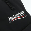 BALENCIAGA Explorer Backpack Canvas Black Silver Auth mr2518A-19