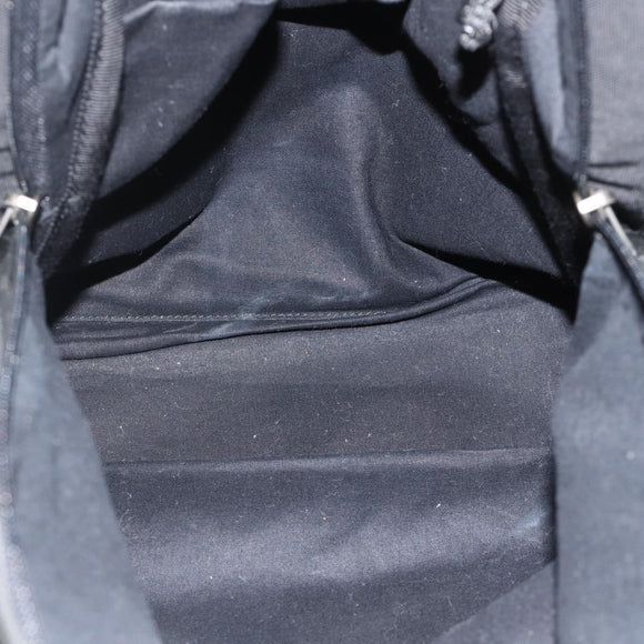 BALENCIAGA Explorer Backpack Canvas Black Silver Auth mr2518A