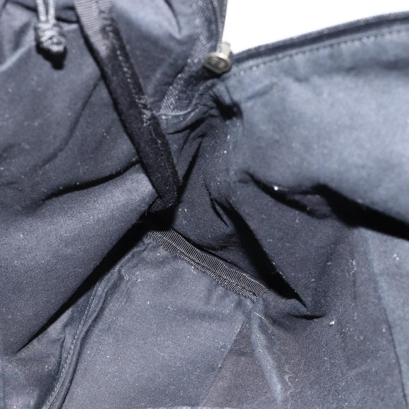 BALENCIAGA Explorer Backpack Canvas Black Silver Auth mr2518A