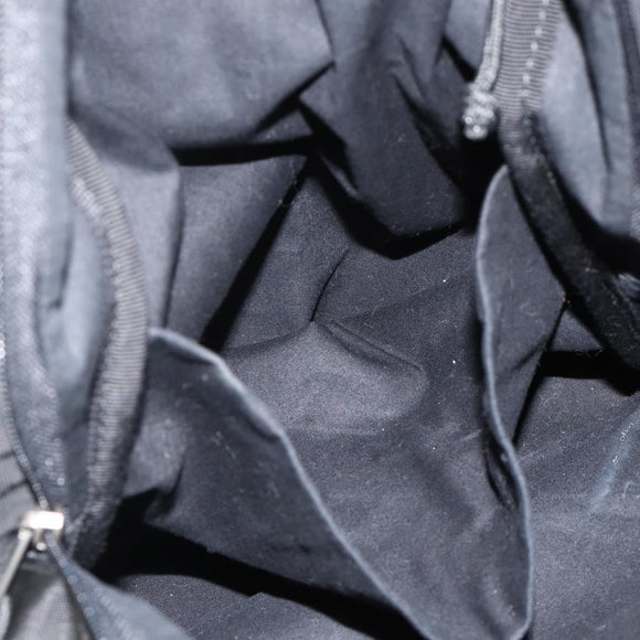 BALENCIAGA Explorer Backpack Canvas Black Silver Auth mr2518A