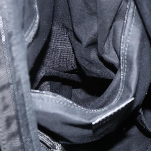 BALENCIAGA Explorer Backpack Canvas Black Silver Auth mr2518A