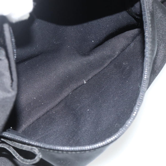 BALENCIAGA Explorer Backpack Canvas Black Silver Auth mr2518A