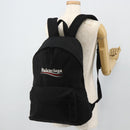 BALENCIAGA Explorer Backpack Canvas Black Silver Auth mr2518A-27