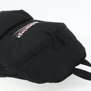 BALENCIAGA Explorer Backpack Canvas Black Silver Auth mr2518A-6