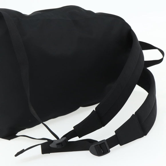 BALENCIAGA Explorer Backpack Canvas Black Silver Auth mr2518A
