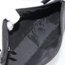 GUCCI Bamboo Shoulder Bag Leather Black Silver 001 3865 Auth mr2519V-17