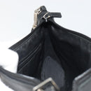 GUCCI Bamboo Shoulder Bag Leather Black Silver 001 3865 Auth mr2519V-18