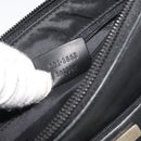 GUCCI Bamboo Shoulder Bag Leather Black Silver 001 3865 Auth mr2519V-23