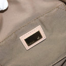 FENDI Zucchino Canvas Tote Bag Beige Gold Auth mr2521A-18