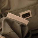 FENDI Zucchino Canvas Tote Bag Beige Gold Auth mr2521A-12