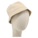 CHANEL Hat Canvas S Beige CC Auth mr2524A-1
