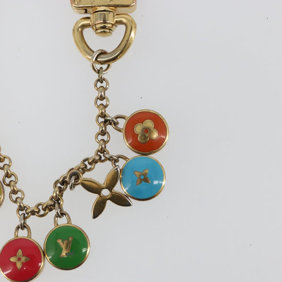 LOUIS VUITTON Porte Cles Chainne Pastille Key Holder metal M66172 Auth mr2525