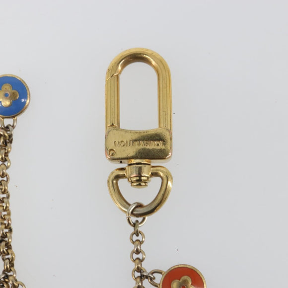 LOUIS VUITTON Porte Cles Chainne Pastille Key Holder metal M66172 Auth mr2525