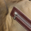 FENDI Zucca Canvas Hand Bag Black Brown Auth mr2526A-21