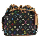 LOUIS VUITTON Monogram Multicolor Petit Noe Bag Black M42230 LV Auth mr2527SAV-13