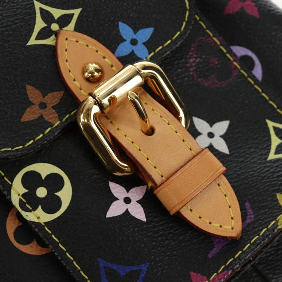 LOUIS VUITTON Monogram Multicolor Petit Noe Bag Black M42230 LV Auth mr2527SAV