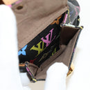 LOUIS VUITTON Monogram Multicolor Petit Noe Bag Black M42230 LV Auth mr2527SAV-30